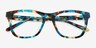 Moressa Floral AcetateEyeglass Frames from EyeBuyDirect, Closed View