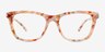 Moressa Pink Floral AcetateEyeglass Frames from EyeBuyDirect, Front View
