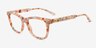 Moressa Pink Floral AcetateEyeglass Frames from EyeBuyDirect, Angle View