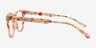 Moressa Pink Floral AcetateEyeglass Frames from EyeBuyDirect, Side View