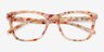 Moressa Pink Floral AcetateEyeglass Frames from EyeBuyDirect, Closed View