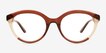 Caruso Brown Alternative MaterialsEyeglass Frames from EyeBuyDirect, Front View
