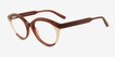 Caruso Brown Alternative MaterialsEyeglass Frames from EyeBuyDirect, Angle View