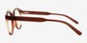 Caruso Brown Alternative MaterialsEyeglass Frames from EyeBuyDirect, Side View