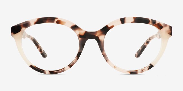 Caruso Ivory Tortoise Alternative MaterialsEyeglass Frames from EyeBuyDirect, Front View