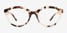 Caruso Ivory Tortoise Alternative MaterialsEyeglass Frames from EyeBuyDirect, Front View