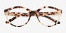 Caruso Ivory Tortoise Alternative MaterialsEyeglass Frames from EyeBuyDirect, Closed View