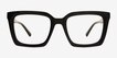 Mullen Black Alternative MaterialsEyeglass Frames from EyeBuyDirect, Front View