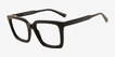 Mullen Black Alternative MaterialsEyeglass Frames from EyeBuyDirect, Angle View