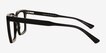 Mullen Black Alternative MaterialsEyeglass Frames from EyeBuyDirect, Side View
