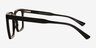 Mullen Black Alternative MaterialsEyeglass Frames from EyeBuyDirect, Side View