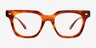 Winthrop Tortoise Alternative MaterialsEyeglass Frames from EyeBuyDirect, Front View