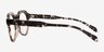 Cavendish Ivory Tortoise Alternative MaterialsEyeglass Frames from EyeBuyDirect, Side View