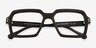 Hollingsworth Black Alternative MaterialsEyeglass Frames from EyeBuyDirect, Closed View