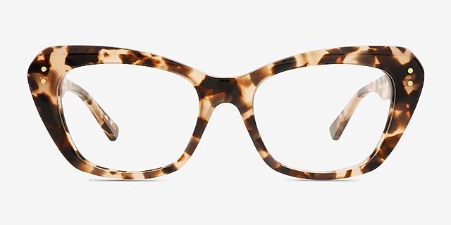 Yardley Ivory Tortoise Alternative MaterialsEyeglass Frames from EyeBuyDirect, Front View