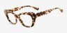 Yardley Ivory Tortoise Alternative MaterialsEyeglass Frames from EyeBuyDirect, Angle View