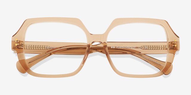 Cromwell Brown Alternative MaterialsEyeglass Frames from EyeBuyDirect, Closed View