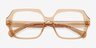 Cromwell Brown Alternative MaterialsEyeglass Frames from EyeBuyDirect, Closed View
