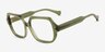 Cromwell Green Alternative MaterialsEyeglass Frames from EyeBuyDirect, Angle View