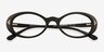 Jetta Black Alternative MaterialsEyeglass Frames from EyeBuyDirect, Closed View