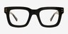 Jam Black Alternative MaterialsEyeglass Frames from EyeBuyDirect, Front View