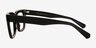 Jam Black Alternative MaterialsEyeglass Frames from EyeBuyDirect, Side View