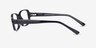 Aden Black PlasticEyeglass Frames from EyeBuyDirect, Side View