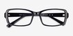 Aden Black PlasticEyeglass Frames from EyeBuyDirect, Closed View