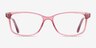 Abbie Pink PlasticEyeglass Frames from EyeBuyDirect, Front View