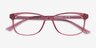 Abbie Pink PlasticEyeglass Frames from EyeBuyDirect, Closed View
