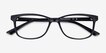Abbie Black PlasticEyeglass Frames from EyeBuyDirect, Closed View