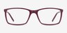 Sterling Burgundy PlasticEyeglass Frames from EyeBuyDirect, Front View