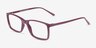 Sterling Burgundy PlasticEyeglass Frames from EyeBuyDirect, Angle View