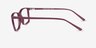 Sterling Burgundy PlasticEyeglass Frames from EyeBuyDirect, Side View