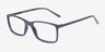 Sterling Violet PlastiqueMontures de lunettes de vue d'EyeBuyDirect, Vue d'Angle