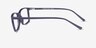 Sterling Violet PlastiqueMontures de lunettes de vue d'EyeBuyDirect, Vue de Côté