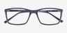 Sterling Violet PlastiqueMontures de lunettes de vue d'EyeBuyDirect, Vue Rapprochée