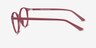 Adrian Burgundy PlastiqueMontures de lunettes de vue d'EyeBuyDirect, Vue de Côté