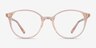 Adrian Orange PlasticEyeglass Frames from EyeBuyDirect, Front View