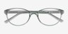 Air Green PlasticEyeglass Frames from EyeBuyDirect, Closed View