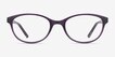 Air Purple PlasticEyeglass Frames from EyeBuyDirect, Front View