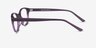 Air Violet PlastiqueMontures de lunettes de vue d'EyeBuyDirect, Vue de Côté