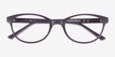 Air Purple PlasticEyeglass Frames from EyeBuyDirect, Closed View