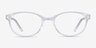 Air Transparent PlastiqueMontures de lunettes de vue d'EyeBuyDirect, Vue de Face