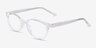 Air Transparent PlastiqueMontures de lunettes de vue d'EyeBuyDirect, Vue d'Angle