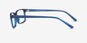 Apex Bleu PlastiqueMontures de lunettes de vue d'EyeBuyDirect, Vue de Côté