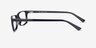 Bay Black PlasticEyeglass Frames from EyeBuyDirect, Side View