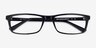 Bay Black PlasticEyeglass Frames from EyeBuyDirect, Closed View