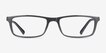 Bay Gray PlasticEyeglass Frames from EyeBuyDirect, Front View