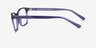 Marlowe Bleu PlastiqueMontures de lunettes de vue d'EyeBuyDirect, Vue de Côté